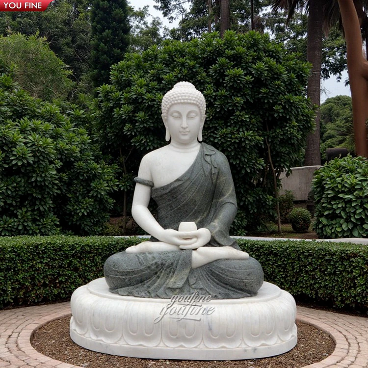 Garden Stone Marble Buddha Statue