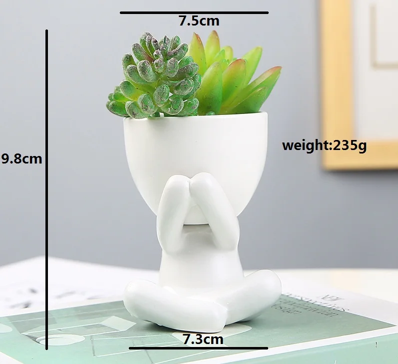 Deepbang Горячая продажа керамический цветочный горшок подвесной современный горшок для домашнего сада оптом цветочные горшки