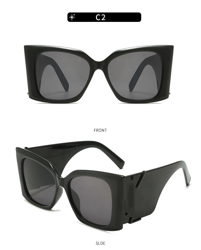 New Luxury Designer Sunglasses Women And Men 2023 Classic Oversized 