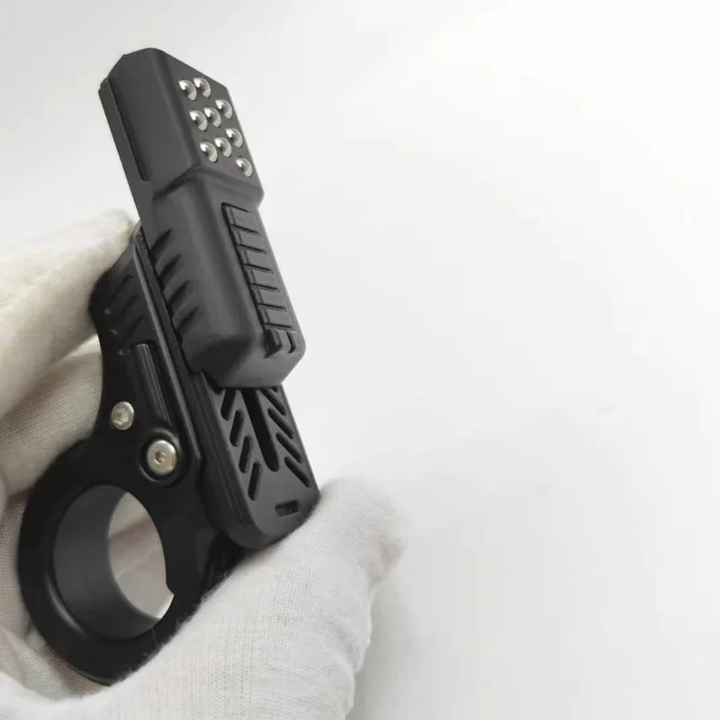 在庫ズーム合金ラチェットホイールフィジェットリングEDC
