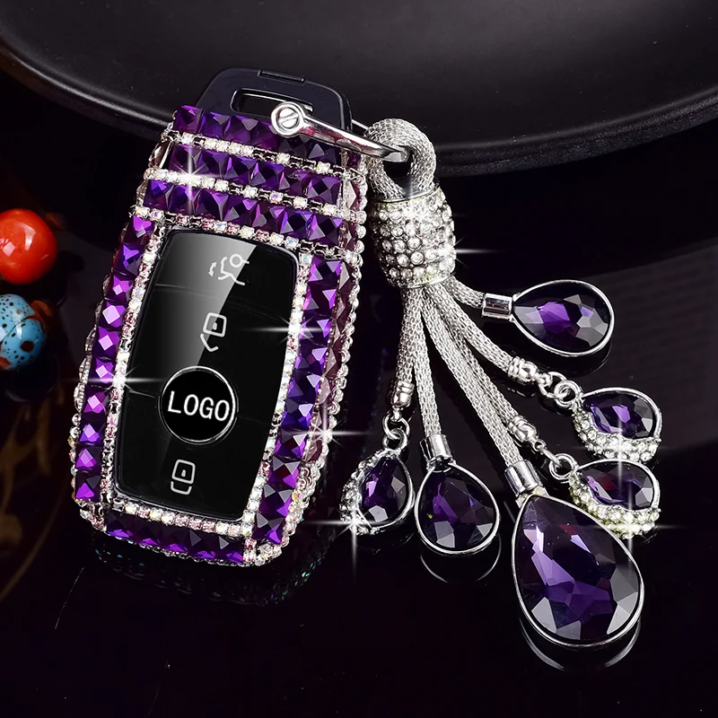 Women's Ceramic Carving PC Car Key Holder for Mercedes for Benz New E Klasse W213 S213 GLE Cover with Hanging Strap