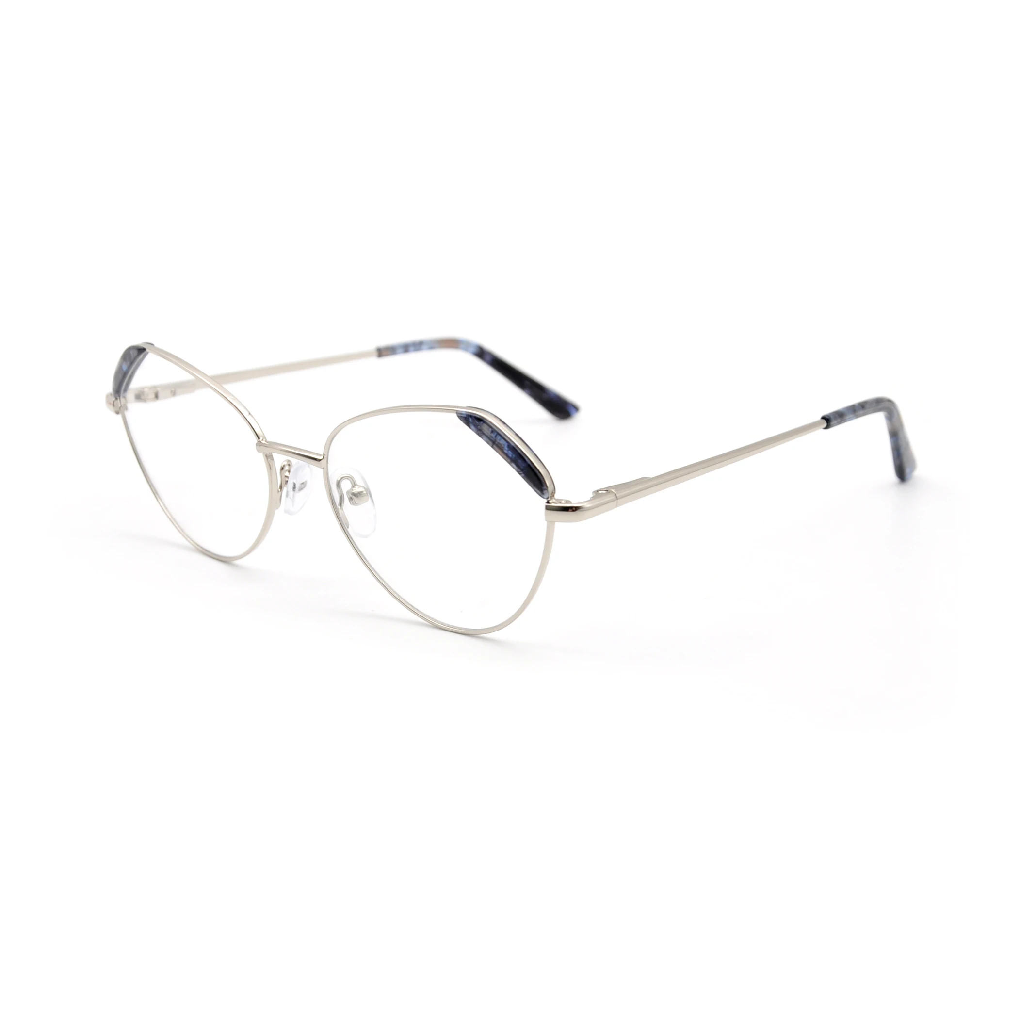 Новые Классические качественные очки с логотипом под заказ, металлические оптические очки, оправы для очков