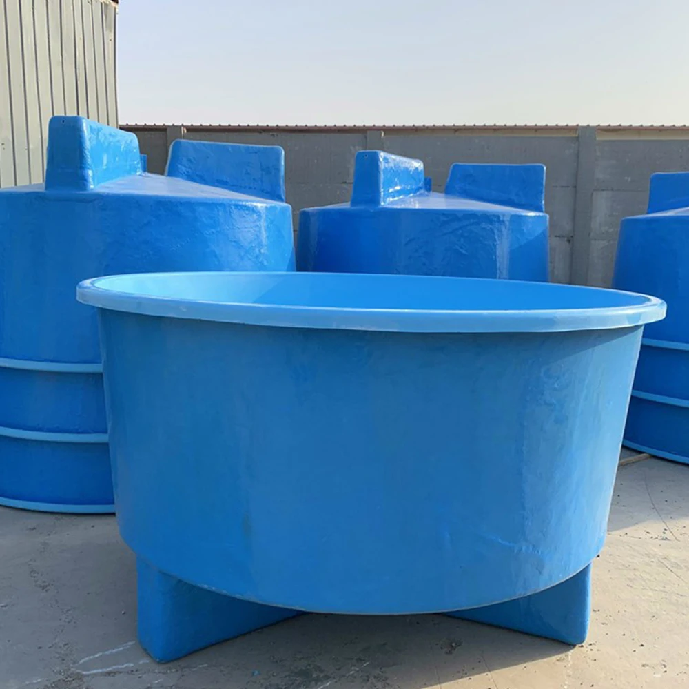 QihangRAS Large Fiberglass Fish Tank for Aquaculture Customizable Tilapia Farming Equipment for Ras Aquaculture