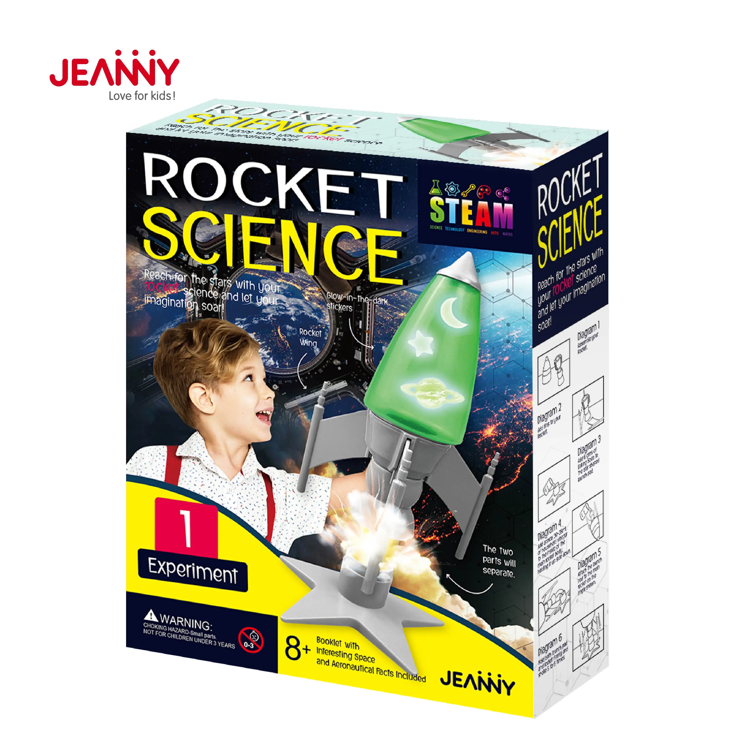 STEM DIY Craft Handmade Kit Educational Toys Gift New Arrival Design Blast Your Rocket Science Toy Kit Children 2020 for Kids