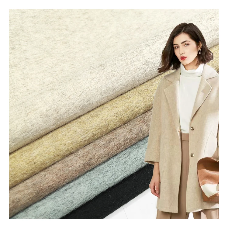 Двухсторонняя шерстяная Смешанная кашемировая Ткань Альпака