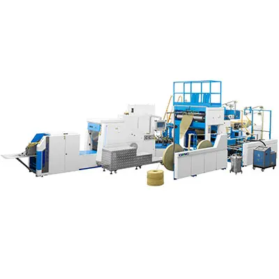Square Bottom Full Automatic Kraft Paper Bag Making Machine for Eco Friendly Paper Bag Machine Ounuo Allwell