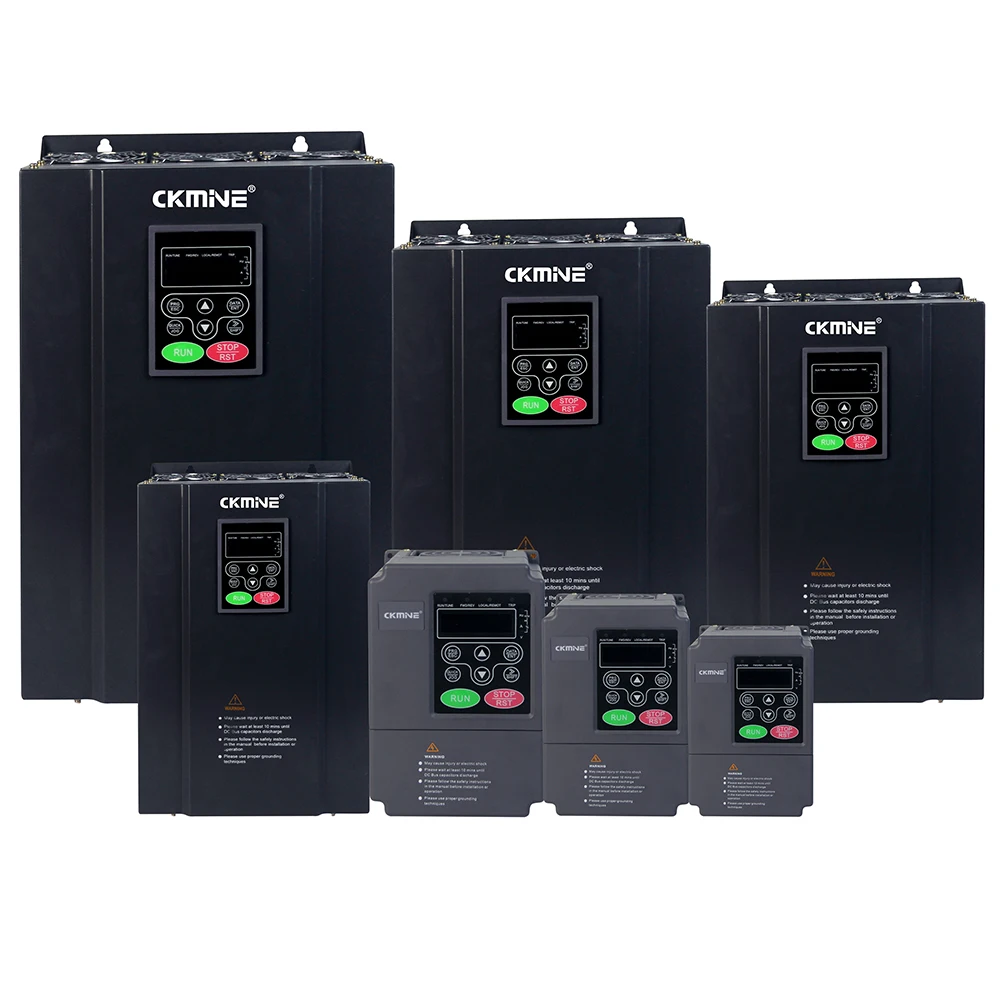 CKMINE Single Phase to Three Phase 220V Motor Converter AC 1.5kw Low Variable Frequency Drive VFD Inverter