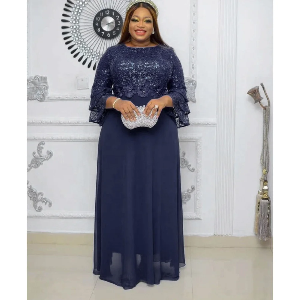 Plus Size Summer Sequin African Party Dresses Dashiki Ankara Lace Chiffon  Outfits Wedding Gowns Elegant Turkey Muslim Maxi Dress| Alibaba.com