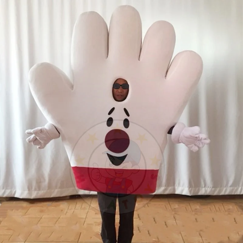 Hola Giant Hand Mascot Costumes Fun Versatile Gear