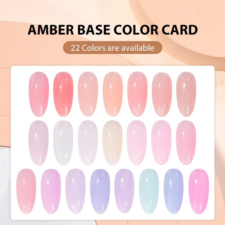 2023 Rubber Base Coat Uv Led Gel 10ml Gel Nail Polish With Free Samples