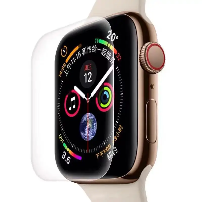 Hydrogel Film For Apple Watch 38 40 42 44 Tpu Full Screen Protector For  Iwatch Series 2 3 4 5 40 42 44 Mm - Buy Hydrogel Film For Apple Watch,Tpu  Screen Protector Film,Hydrogel Film For Iwatch Product on Alibaba.com