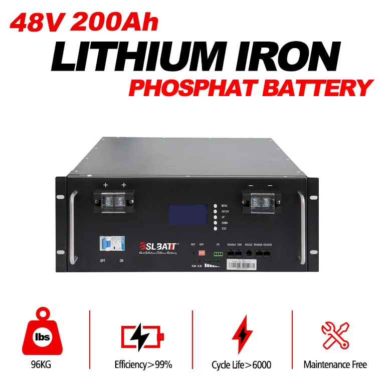 Bslbatt 48v Server Rack Battery Lithium 200ah 48v 200ah Lithium Iron ...