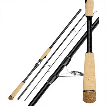 NEW Super Long-distance Investment Road Asian Luya Rod 3.0/3.6 Carbon Super Hard H Adjustment Three-section Portable Fishing Rod – Hard Lure – view 3