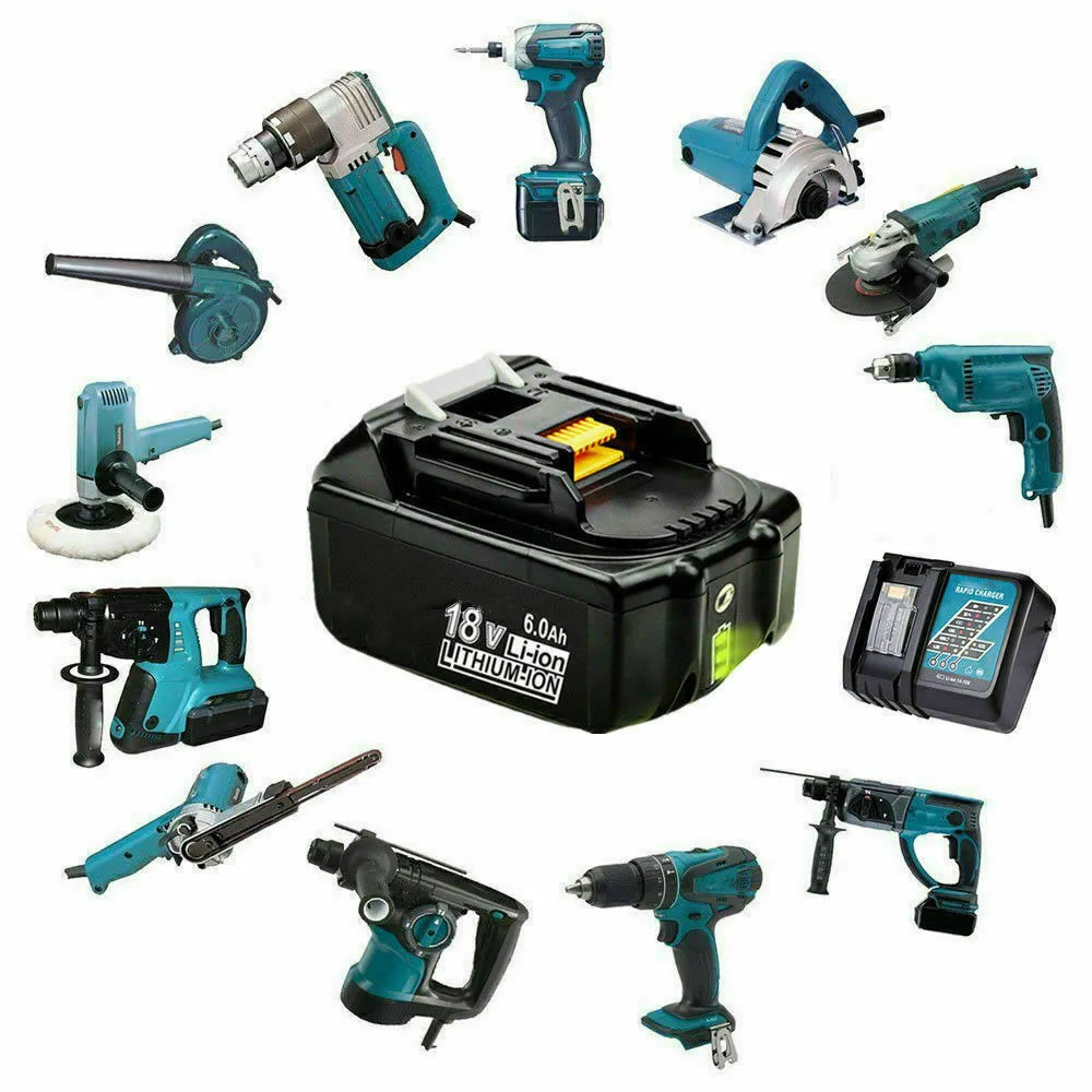 Replace 18v 6.0ah For Makita Battery 