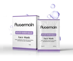 Private Label Anti Wrinkle Facial Mask Collagen Anti Aging Cotton Face Mask