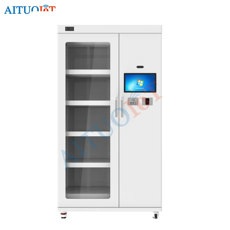 Smart UHF RFID Locker for Tool Linen Garment Clothes Textile Inventory Tracking Smart UHF RFID Cabinet