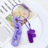 Dark purple f letter