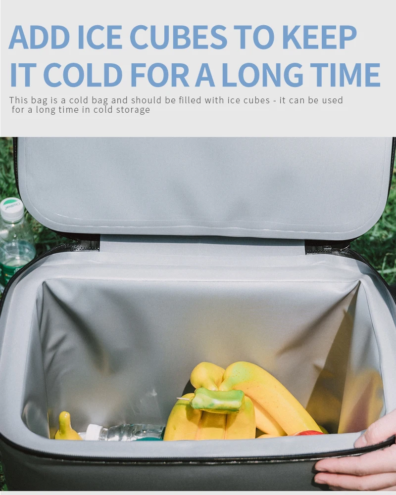 Waterproof Outdoor Portable Household Car Cold Storage Insulated Food Keep Ice 72Hours 3Days Thermal Refrigerator Cooler Bag