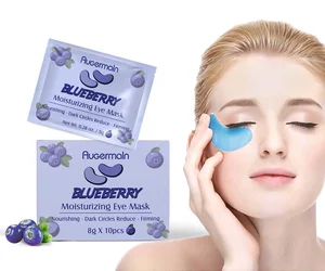 Private Label Blueberry Eye Mask Under Eye Patches Dark Circles Reduce Eye Collagen Patch