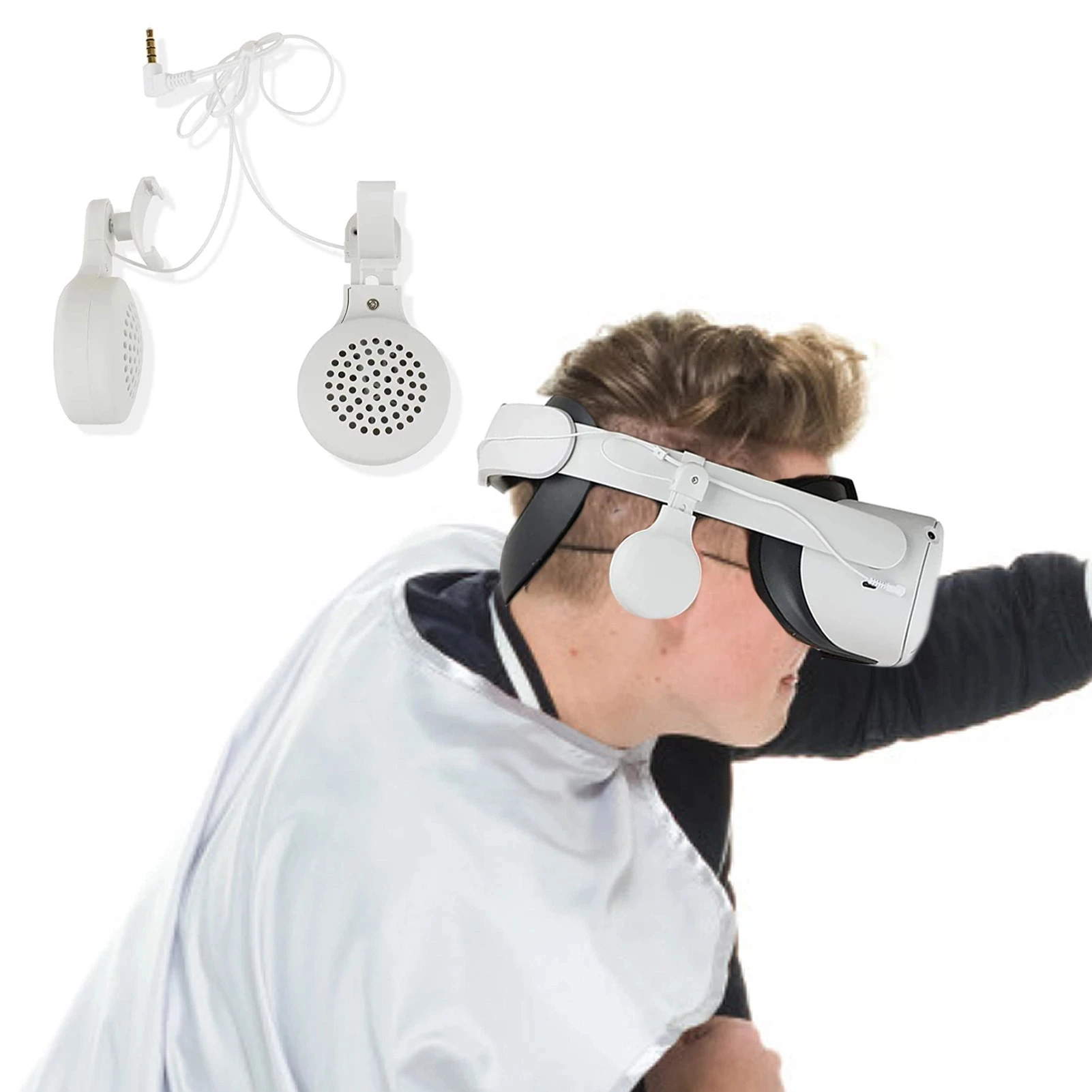 Gaming Premium Rotating over Ear Headphones for Oculus Quest