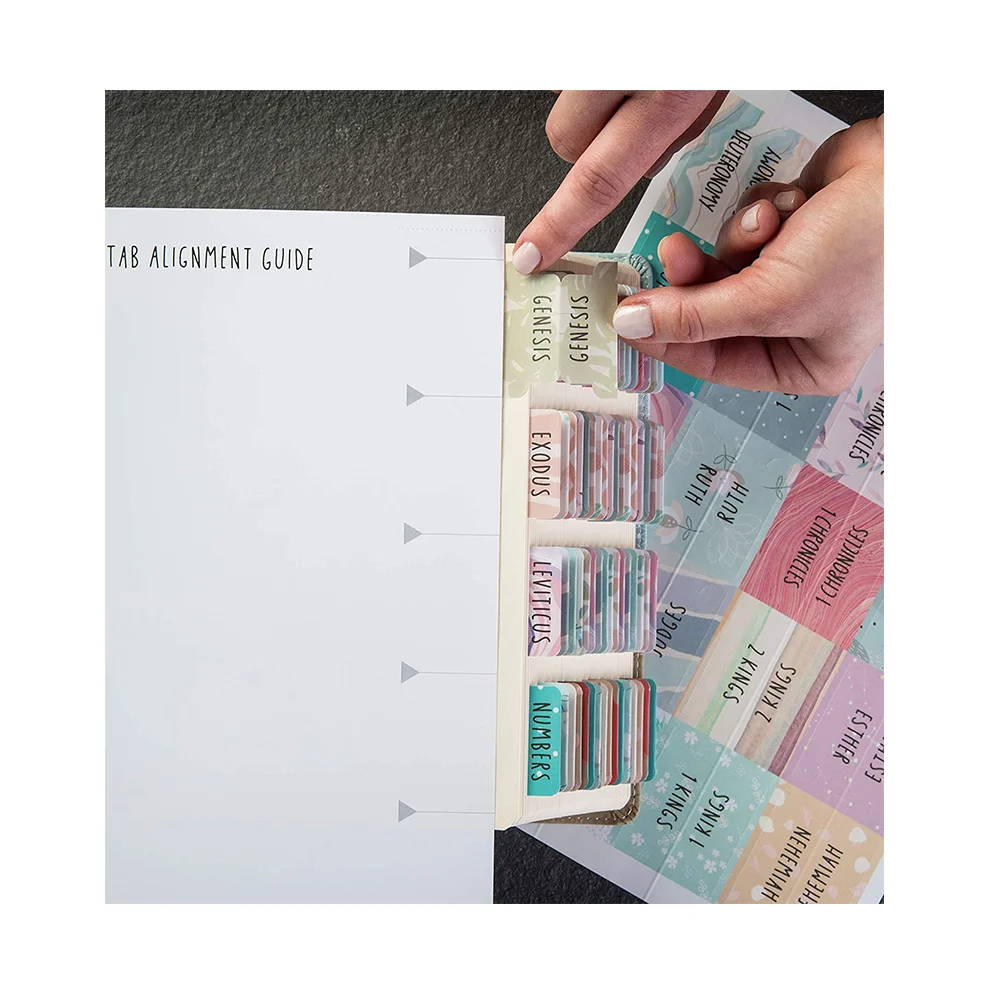 Large Print Laminated Bible Tabs Personalized Bible Journaling Tabs