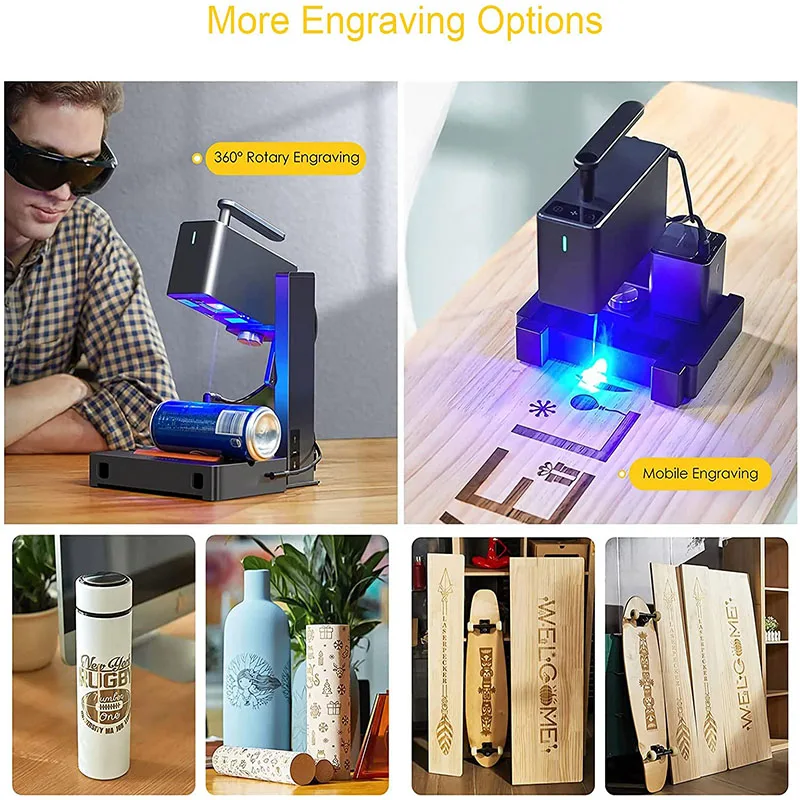 Laserpecker EngraverL2ポータブルミニハンドヘルドレーザー彫刻機 