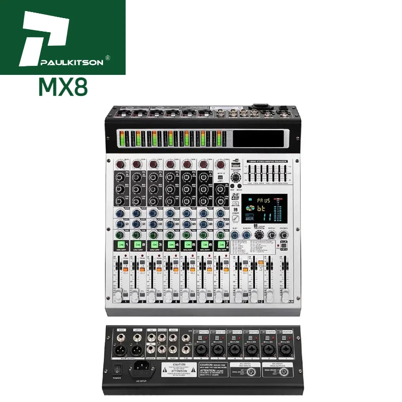 Paulkison Mixer MX12 - Professional 12-Channel Dj Controller