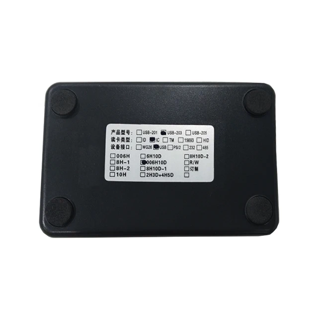 125Khz RFID Reader USB Proximity Smart Card Reader No Driver Plug and Play EM ID USB for EM ID USB for Access Control