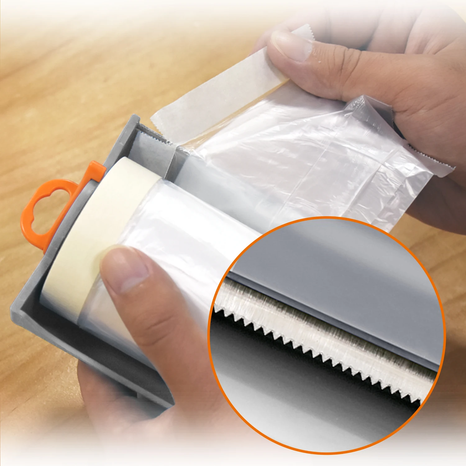 ROLLINGDOG-rollo De Tela Desechable Impermeable Para Pintura, Rollo De Cinta Adhesiva Automotriz Y Hoja De Plástico Con Dispensador, 80048