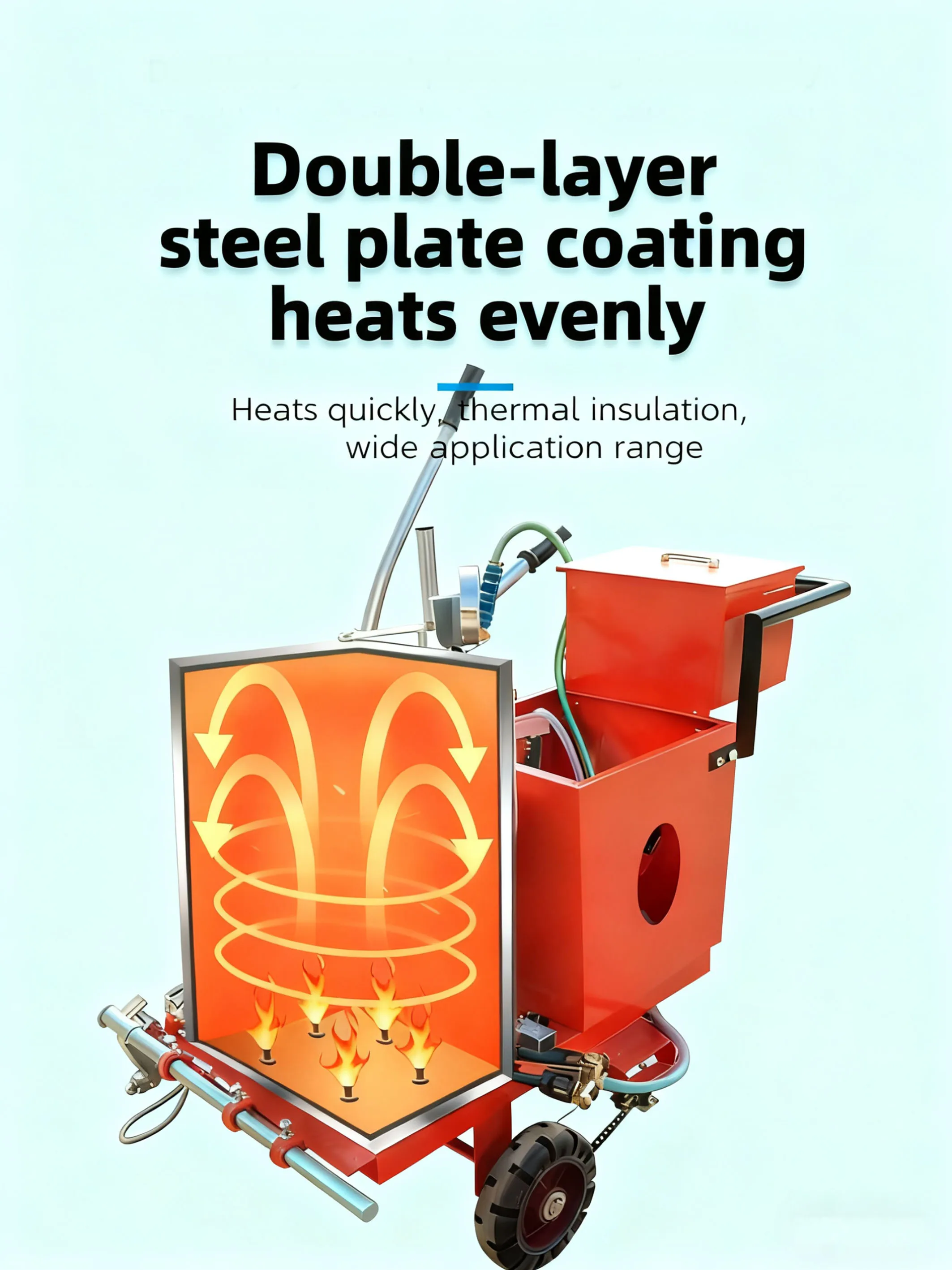 High-Quality Hot Melt Road Line Striper Heavy-Duty Marking Machine with Easy Maintenance