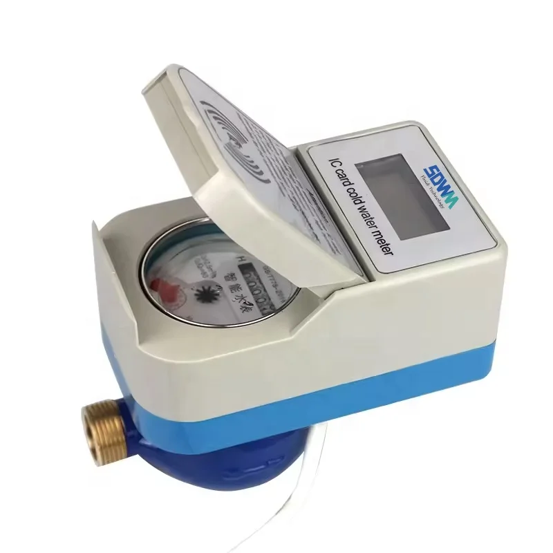 Smart Prepaid Meter Software Not Blue Tooth Water Meter 9001 with Auto Shut off