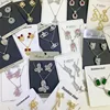 Stainless steel- earrings + necklace set