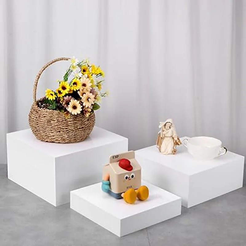 Food Risers for Buffet Table Display Stand Shelf for Catering Dessert Jewelry Acrylic Cube Display
