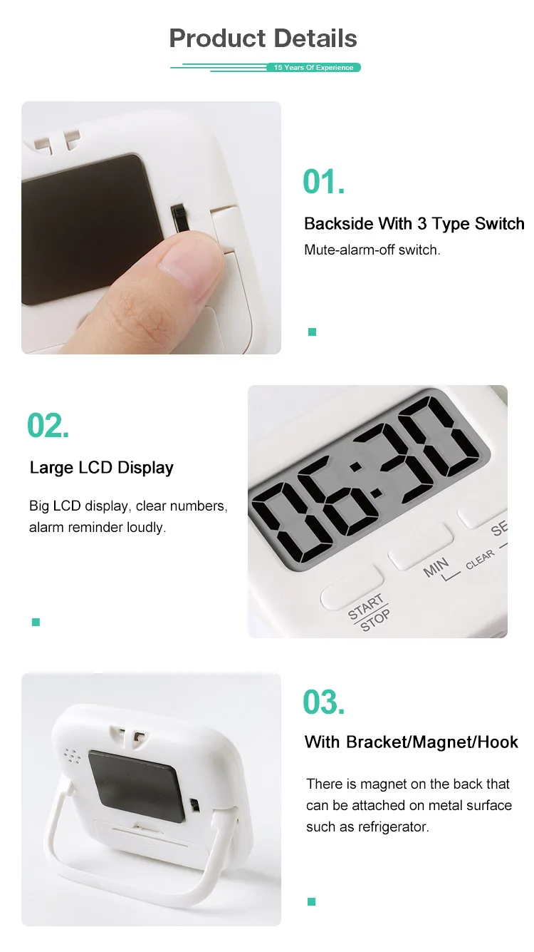 Best selling electronic kitchen digital countdown timer
