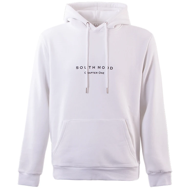 BSCI оптовая продажа дизайнерская мужская уличная одежда белые толстовки с капюшоном на заказ