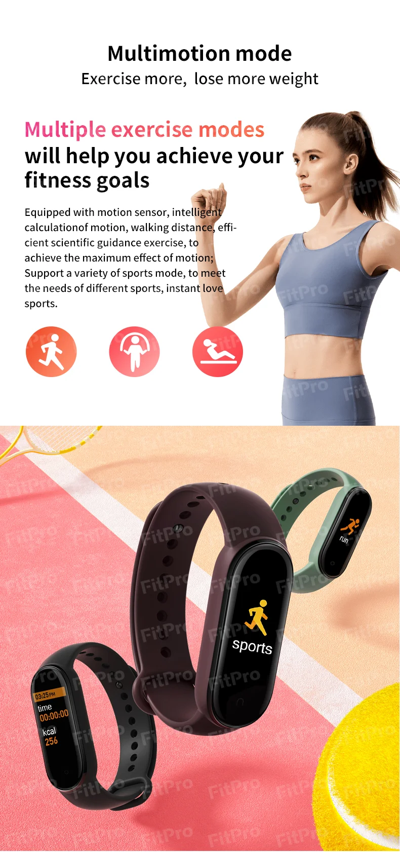 Reloj Inteligente Pulsera Mi Fit Amazon Xiaomi Band Pulseras Reloj