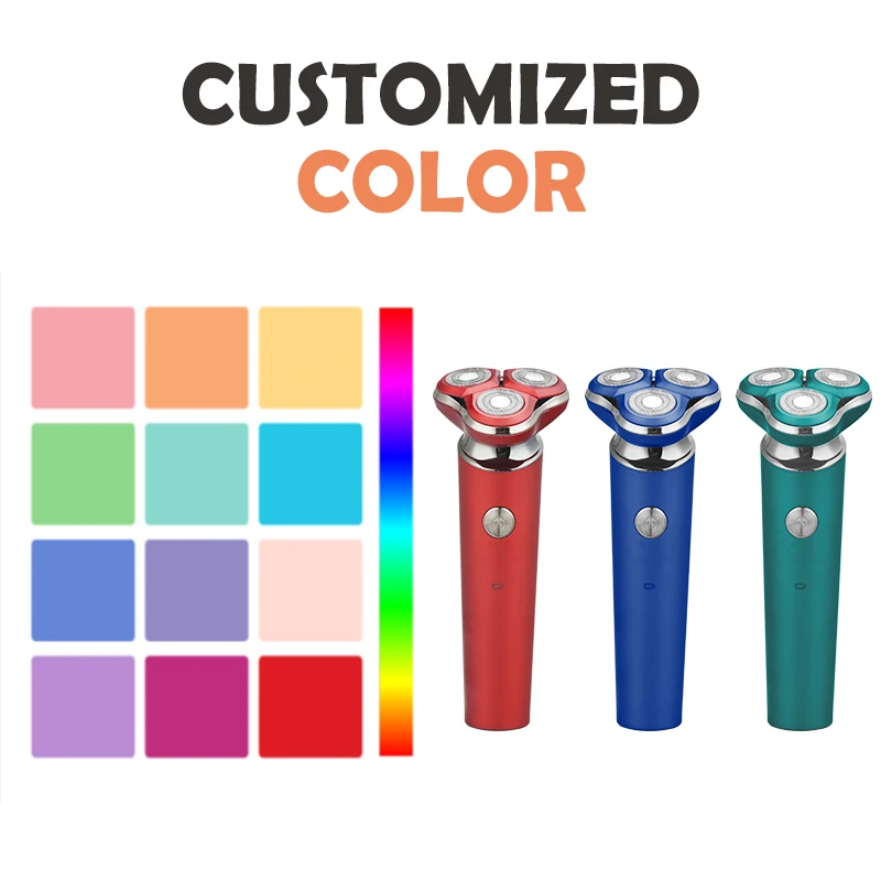 Customizable Indepentdant Floating Double Head Hair Electric Shaver Men Shaver Electric Groin Shavers for Men