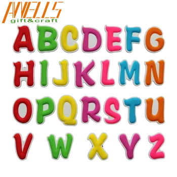 PVC磁気文字アルファベットおもちゃ冷蔵庫用マグネットスティック