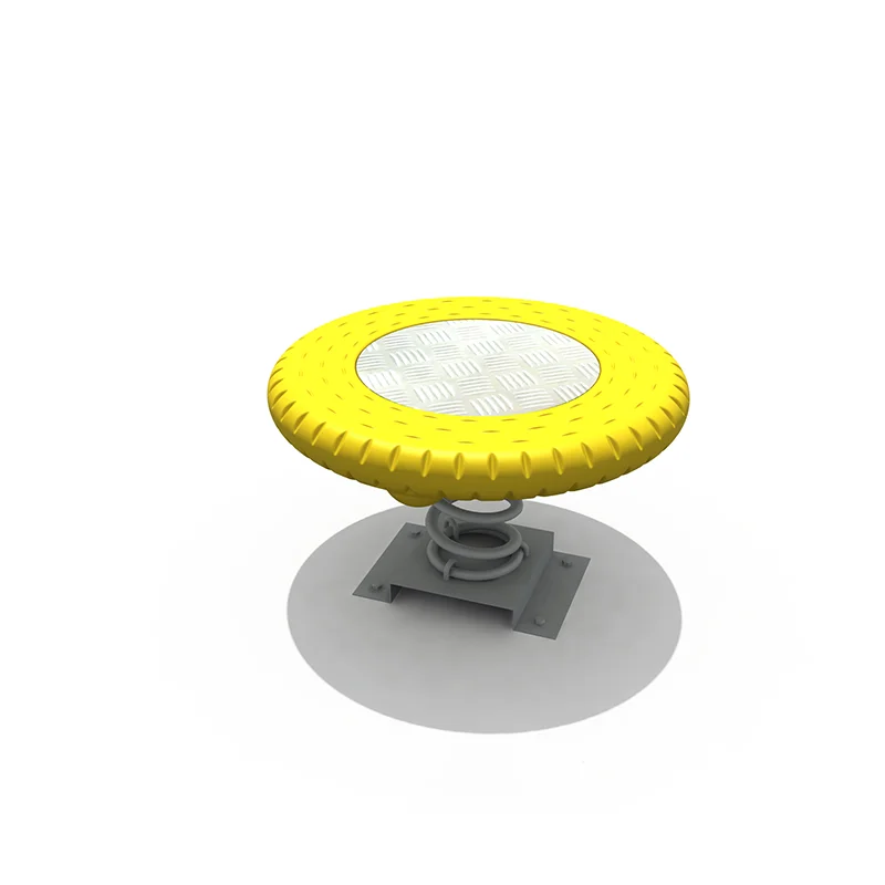 Children's spring seats Outdoor playground equipment plum blossom pile can be customized according to the site design