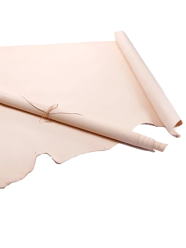 Cuir Véritable Tannage Végétal QIUMING - Peau De Vache Pleine Fleur Pour Artisanat DIY