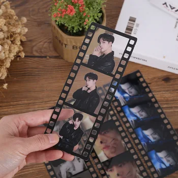 kpop supplier New custom Printing Transparent kpop film strip Plastic Photo lomo Cards and book mark