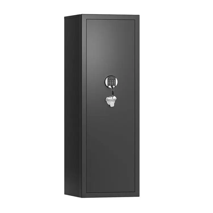 Weichi Large Fingerprint Gun Safe Home Security Wall Mounted Shooting Gun Storage Box Steel Biometric Gun Safe Cabinet Box