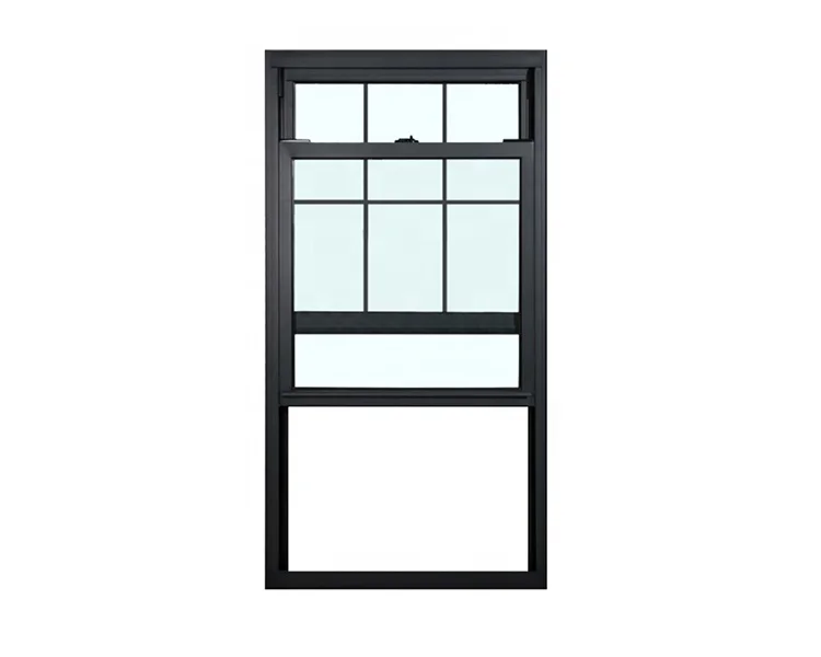 Black Double Hung Vinyl Windows Vinyl Double Hung Windows Low E Aluminum Top Hung Window Buy
