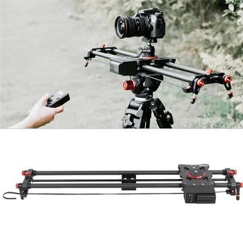 L80RC Photography Shooting Carbon Fiber Electric Sliding Rail Slideway Removable Wireless Remote Control SLR Video Translation detail image