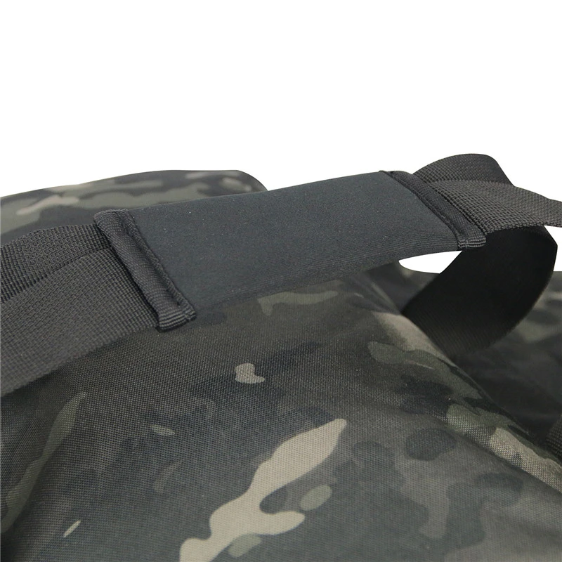 military duffel bag from side