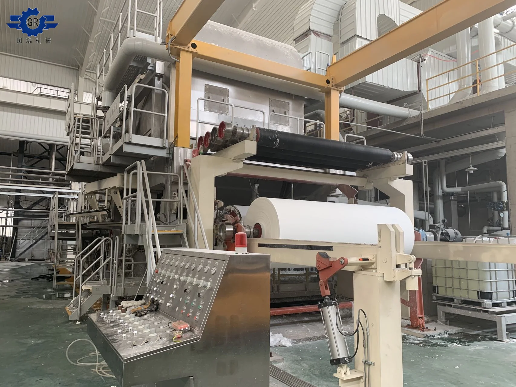 Energy - Saving 3800mm Toilet Paper Production Line Napkin Paper Making ...