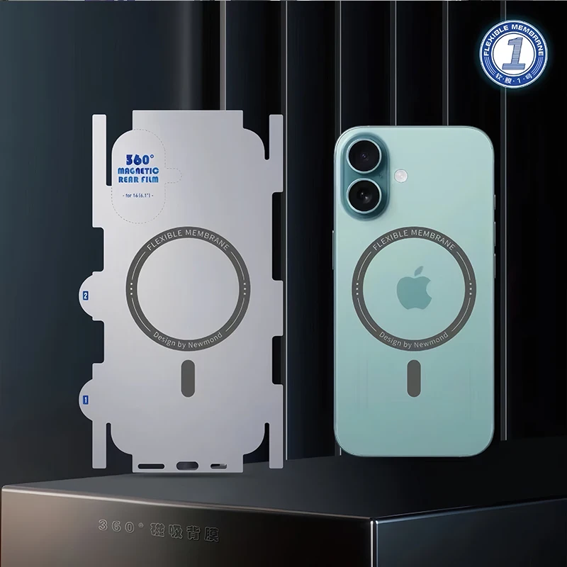 Matte Full Wrap TPU Protective Back Film iPhone 16promax 15pro 14 13 12mini 360° Magnetic HD Clear Protective Film Mobile Phones