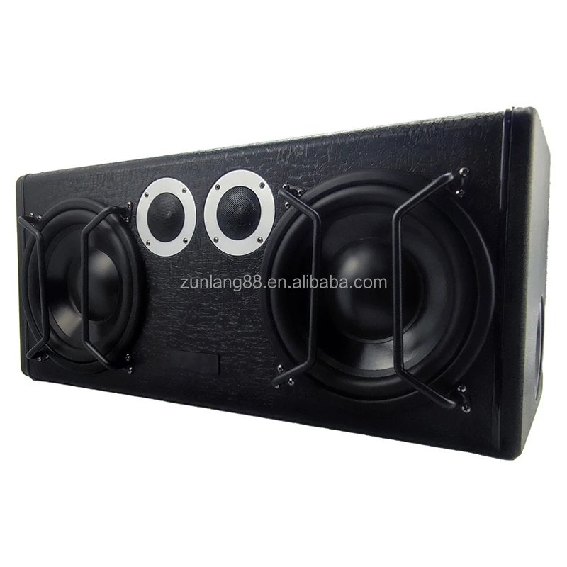 OEM 10-Inch Active Dual Car Subwoofer with Strong Bass 300W RMS Single Coil DC 12V Audio Enclosure Sound Car Speakers Box