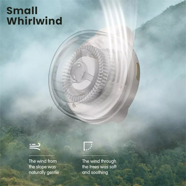 Personal Summer Cooler Usb Fan Air Conditioner Necklace Fan Bladeless