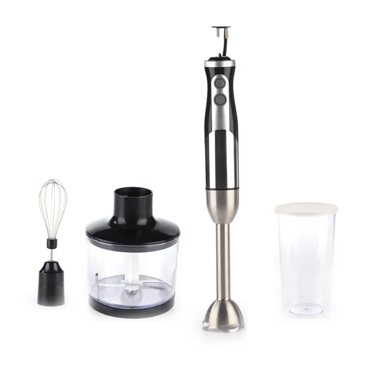 Professional Home Appliance Hand Blender Set OEM 1000W Stainless Steel Variable Speed Electric Plastic Immersion